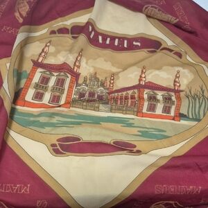 Colorful Scarf with Architectural Design